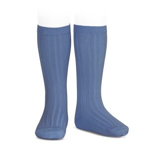 Calcetines Altos Básicos Canalé – AZUL FRANCIA-449