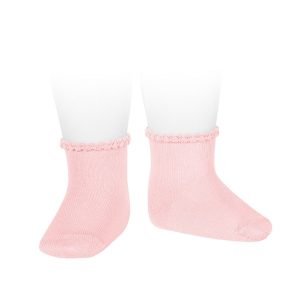 Calcetines Cortos Puño Labrado – ROSA-500